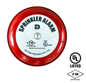 Water Motor Gong Bell