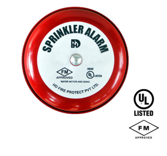 Water Motor Gong Bell