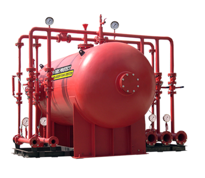 Bladder Tank with Multiple Proportioners