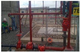 Installation of Water Spray Deluge System